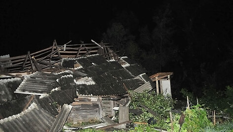 Lapelių kaimas po stichijos &scaron;ėlsmo