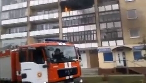 Gaisras Elektrėnuose