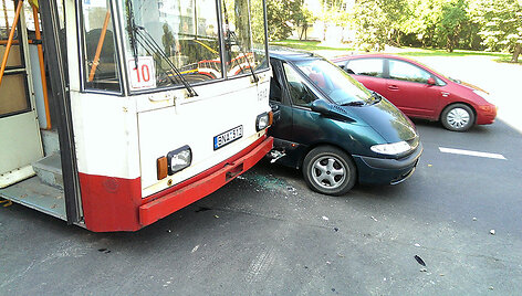 Avarijos vietoje Vilniuje, &Scaron;vitrigailos g.