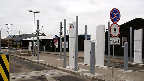 Radiacijos matavimo vartai Klaipėdos uoste