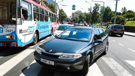 Avarijos vietoje Vilniuje, J.Jasinskio g.