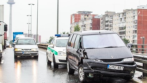 Avarijos vietoje Vilniuje