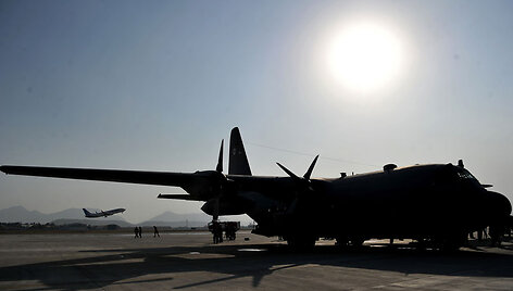 Lėktuvo &bdquo;C-130H Hercules&ldquo; perdavimo Afganistanui ceremonija