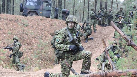 Estų kariai pratybose &bdquo;Stiprus ulonas 2013&rdquo;