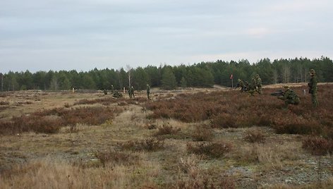 Pratybų pradžia „Žvalgo smūgis“