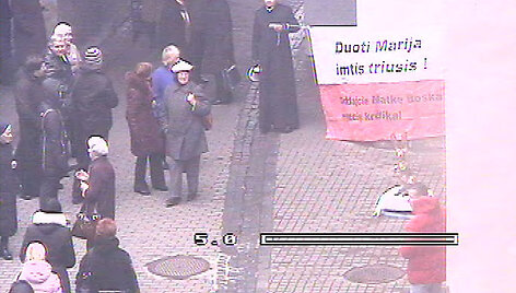Pawelas Hajncelas Vilniuje prie Au&scaron;ros Vartų