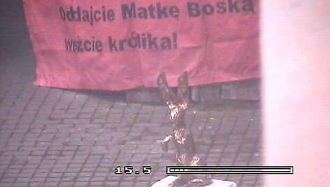 Pawelo Hajncelo triu&scaron;is Vilniuje prie Au&scaron;ros Vartų