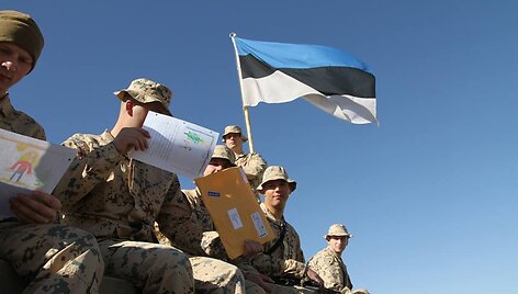 Estijos kariai Afganistane Kalėdoms gavo dovanų i&scaron; namų