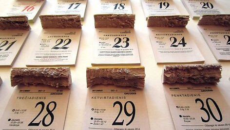 Marijos Marcelionytės-Paliukės kūrybos parodos &bdquo;LYGIAI METAI II&ldquo; akimirka