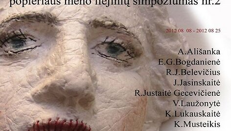 2-ojo popieriaus meno liejinių simpoziumo &bdquo;3D 2012&ldquo; paroda