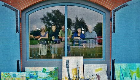 Mingės plenero &bdquo;Delta 2013-ieji&ldquo; akimirka