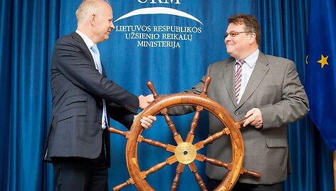 Rolandas Vir&scaron;ilas ir Linas Linkevičius