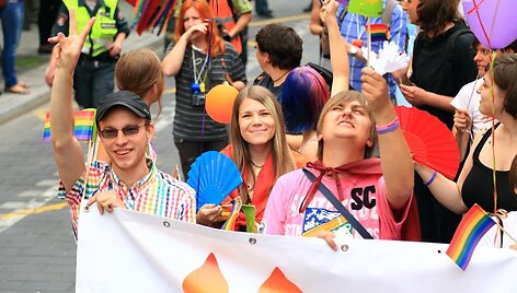 Eitynių &bdquo;Už lygybę&ldquo; akimirka