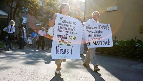 Akimirka i&scaron; piketo