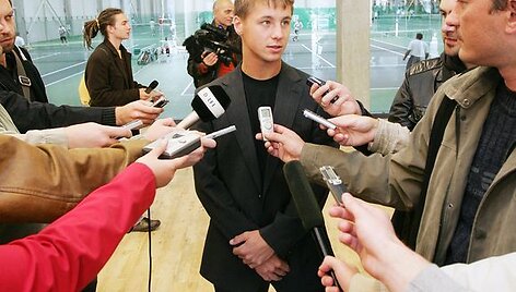 Jaunasis tenisininkas R. Berankis