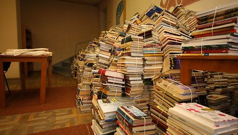 Nacionalinėje Martyno Mažvydo bibliotekoje vaikams skirtos knygos jau laukia persikraustymo. 