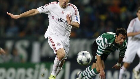 F.Ribery nerodo noro likti Miunchene