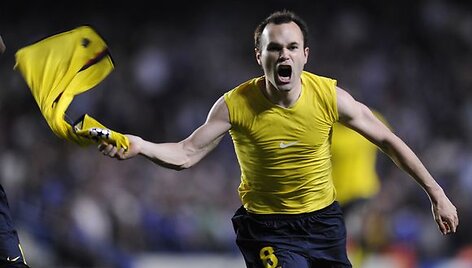 A.Iniestos triumfas - po jo įvarčio rungtynių pabaigoje &bdquo;Barcelona&ldquo; pateko į finalą.