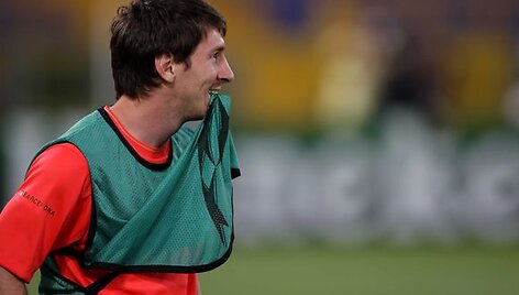 Barselonos komandos lyderis L.Messi