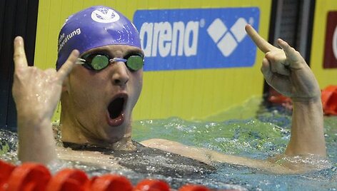 P.Biedermannas džiaugiasi pasaulio rekordu
