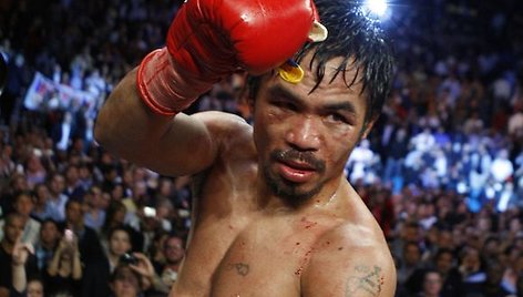 M.Pacquiao atsisakė atlikti dopingo testą