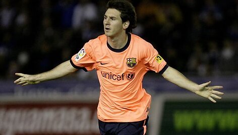 L.Messi nugalėtojams pelnė net tris įvarčius
