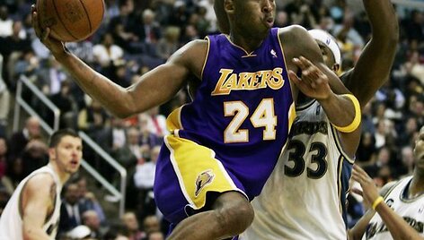 &bdquo;Lakers&ldquo; lyderis pelnė 26 ta&scaron;kus