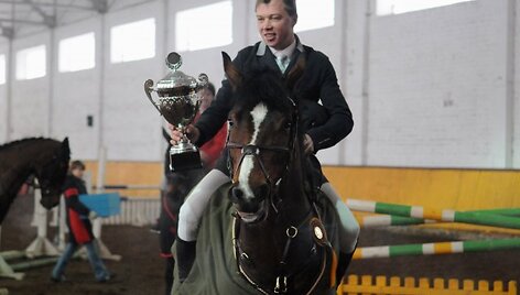 Nugalėtoju tapo Vilnietis Andrius Petrovas su žirgu Lektor