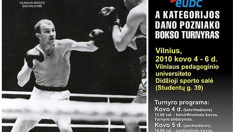 D.Pozniako vardo turnyras startuoja ketvirtadienį