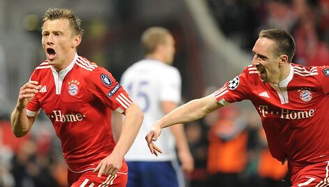Du rungtynių herojai - I.Oličius ir F.Ribery