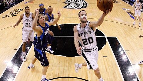 E.Ginobili nugalėtojams pelnė 26 ta&scaron;kus