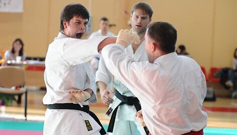 Praėjusiame pasaulio tradicinio karate čempionate Laimonas Niūniava i&scaron;kovojo bronzos medalį.