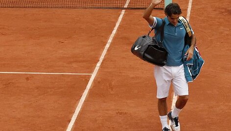 R.Federeris netikėtai suklupo turnyro ketvirtfinalyje