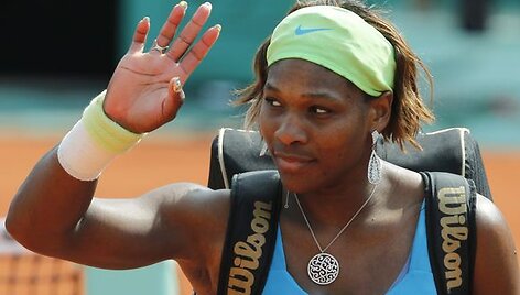 S.Williams baigė pasirodymą Paryžiuje