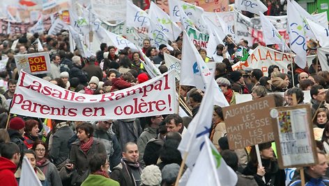 Prancūzai savo protestais pagarsėję visame pasaulyje.