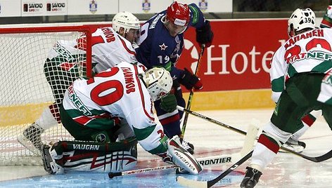 Pirmą kartą Lietuvoje surengtos Kontinentinės ledo ritulio lygos (KHL) rungtynės tarp Sankt Peterburgo SKA ir Kazanės „Ak Bars“ klubų.