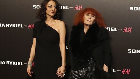 Dizainerė Sonia Rykiel ir dukra Nathalie