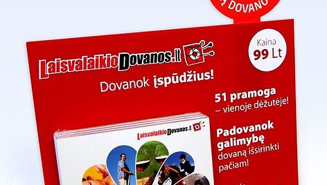 &bdquo;LaisvalaikioDovanos.lt&ldquo; dovanų pasiūlymai