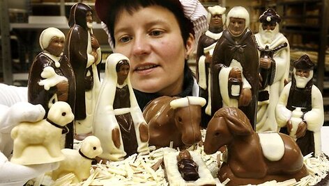 &Scaron;okoladinės figurėlės