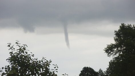 Tornadas Pa&scaron;y&scaron;ių kaime