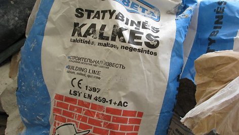 „Silbetos“ fasuotos statybinės kalkės