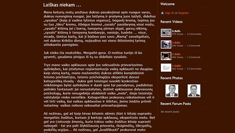 Interneto svetainės pedofilai.webs.com jau nebeliko.