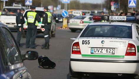 Motociklo avarija Parko gatvėje