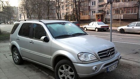 Pažeidėjas su MB visureigiu