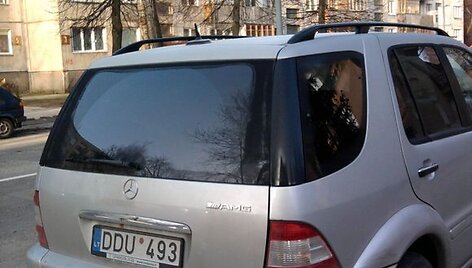 Pažeidėjas su MB visureigiu
