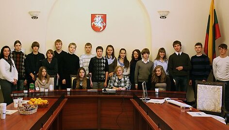 Moksleivių ekskursija į teismą