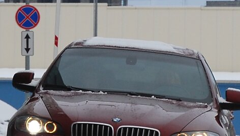 BMW X6 pažeidimas