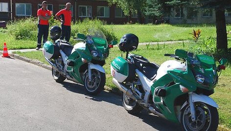 Policijos patrulių motociklai