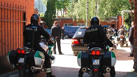 Policijos patrulių motociklai
