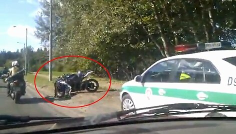 Sudaužytas motociklas